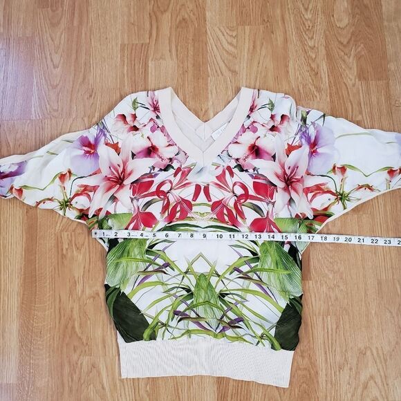 Ted Baker London Gotia Mirrored Tropics Sweater Sz 2 - Picture 11 of 13